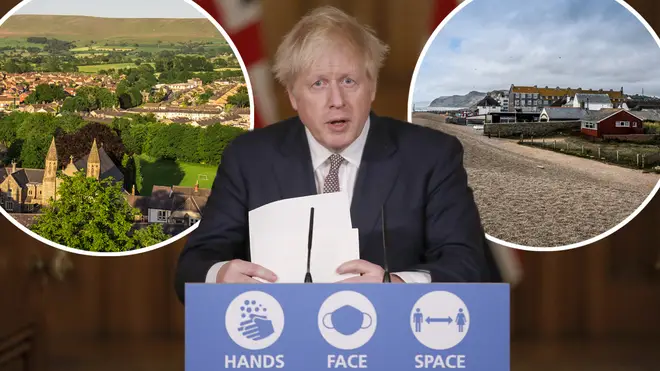 Boris Johnson is facing backlash from rural villages as the tiers are announced