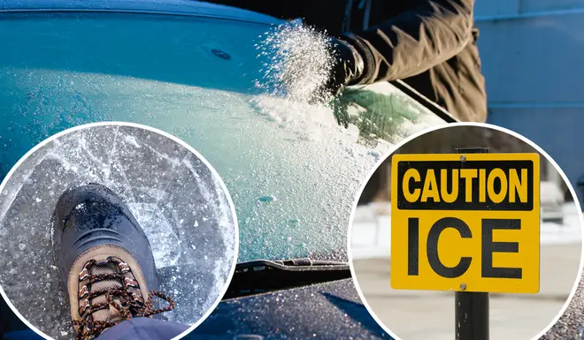 Are you guilty of using water to de-ice your car?