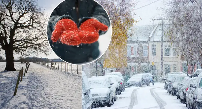Snow is expected 'almost anywhere' in the UK in December (stock images)