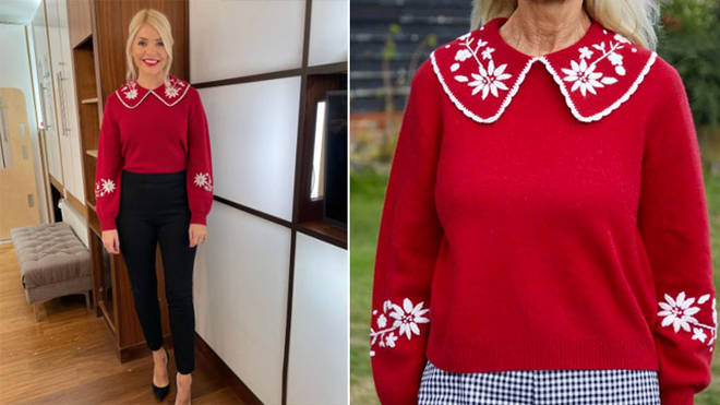 Holly Willoughby's jumper is from Rixo