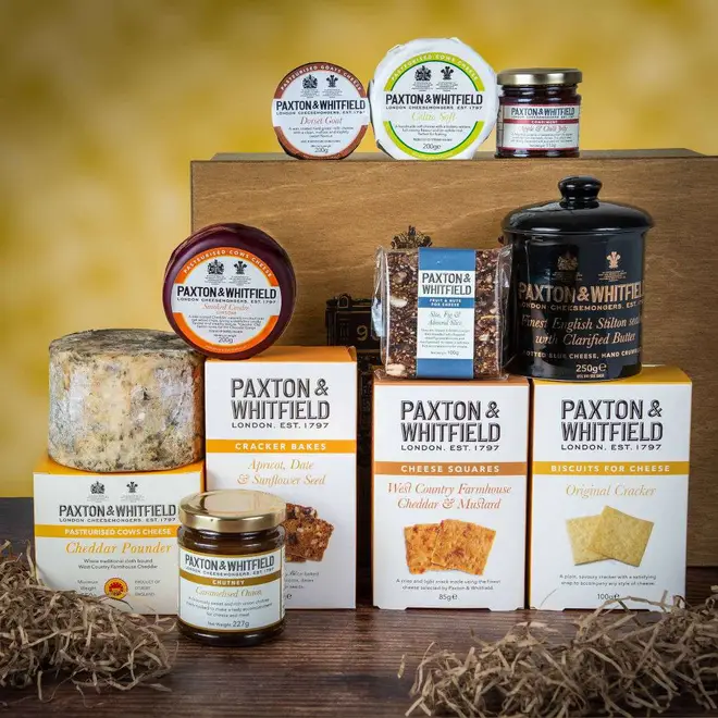 This is the luxury cheesemonger's most popular hamper, and it's not hard to see why