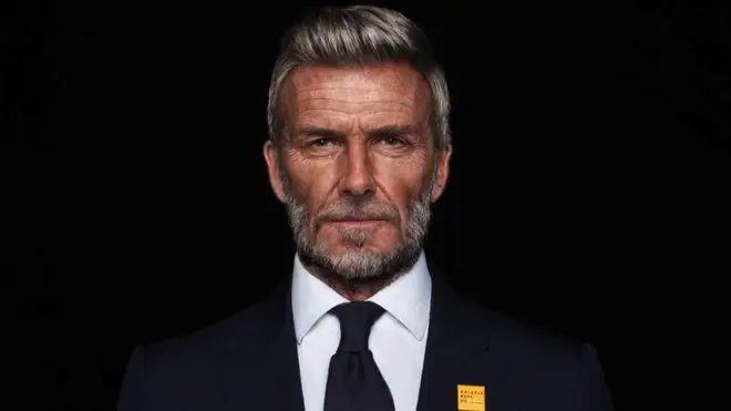 David Beckham was aged using face-swapping technology