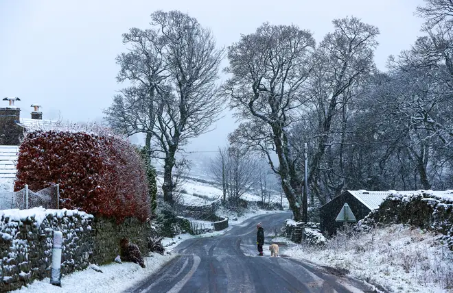 Snow is North Yorkshire this week