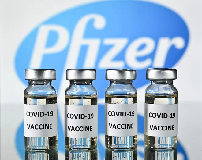 The UK have secured 40million doses of the Pfizer vaccine