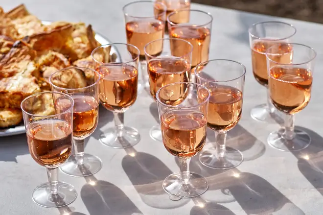 Rose wine is usually associated with summer days, but is versatile enough to have at Christmas, too