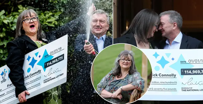 Frances and Patrick won the Euromillions last year