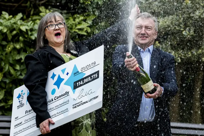 The couple won the lottery two years ago