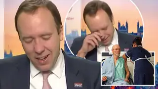 Matt Hancock bursts into tears on Good Morning Britain over first vaccine jabs