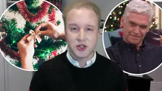 William Hanson dubbed tinsel not acceptable as a Christmas tree decoration