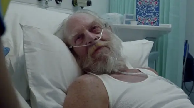 The NHS advert sees Santa rushed to hospital days before Christmas