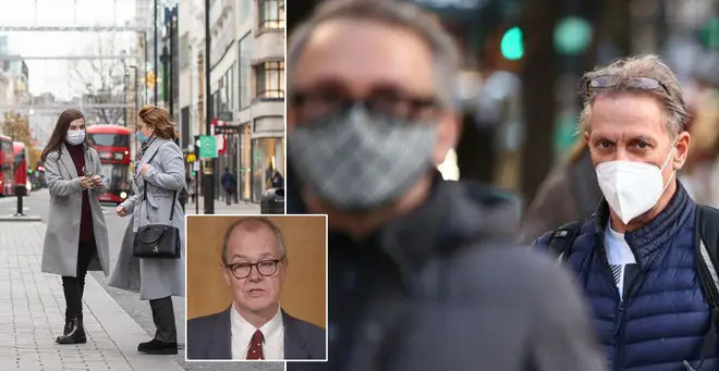 Brits have been told they may have to wear face masks until next winter
