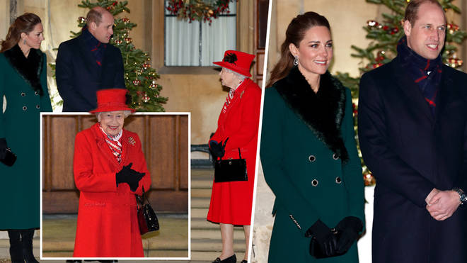 The Queen was reunited with Kate Middleton and Prince William at Windsor Castle