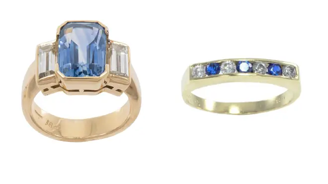 Sapphires are the perfect stones for getting engaged to any Ravenclaw