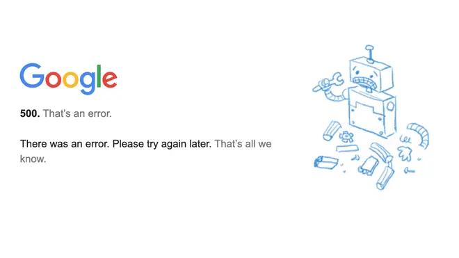 Google is down for many people across the world