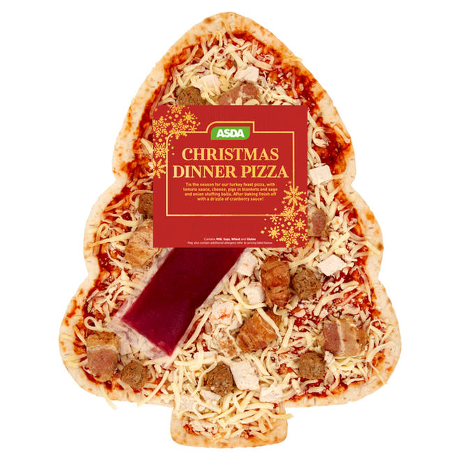 ASDA also has its very own Christmas dinner pizza