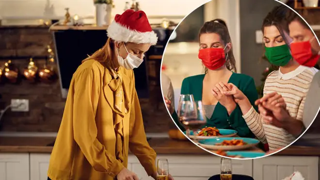Families are being urged to keep their masks on this Christmas
