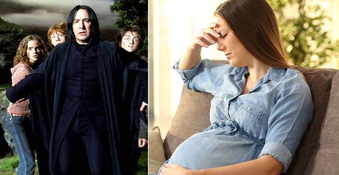 Her Harry Potter-inspired baby name has caused a stir... (right: stock image)