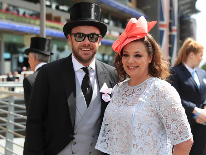 Ant McPartlin and Lisa Armstrong pictured before their separation