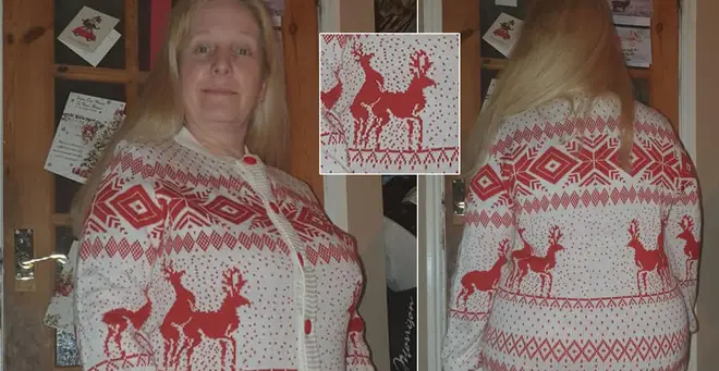Carolyn bought the jumper at a car boot sale