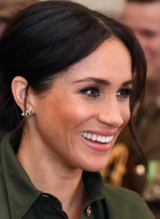 Meghan Markle wears Princess Diana's butterfly earrings on royal tour