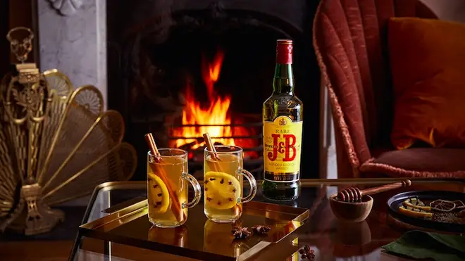 This is a festive twist on a hot toddy
