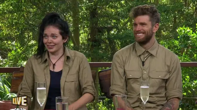 Scarlett Moffatt and Joel Dommett on I'm A Celeb Extra Camp