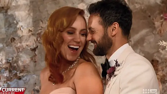 Jules and Cameron married on an episode of Current Affair