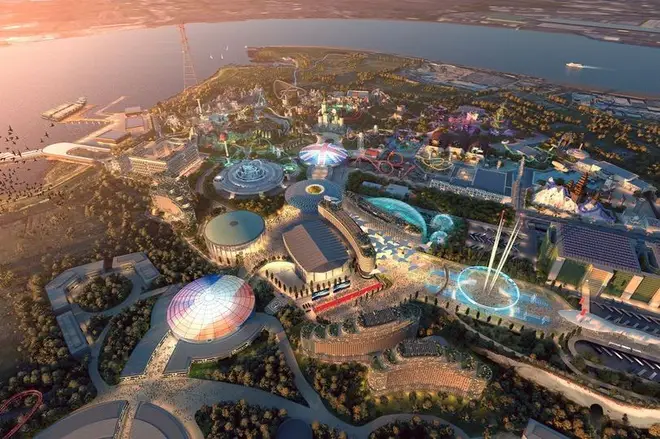 The proposed theme park would be the size of 136 football stadiums