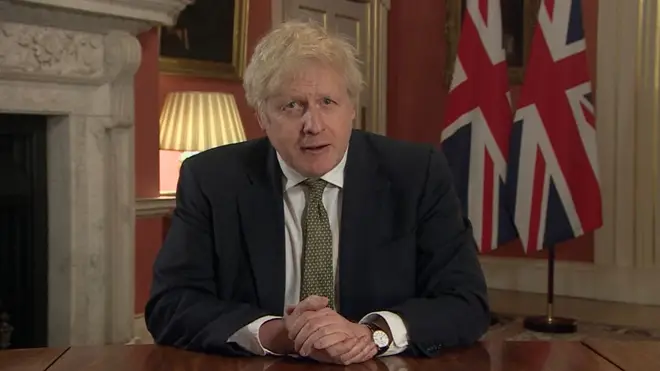 Boris Johnson announced a national lockdown on January 4