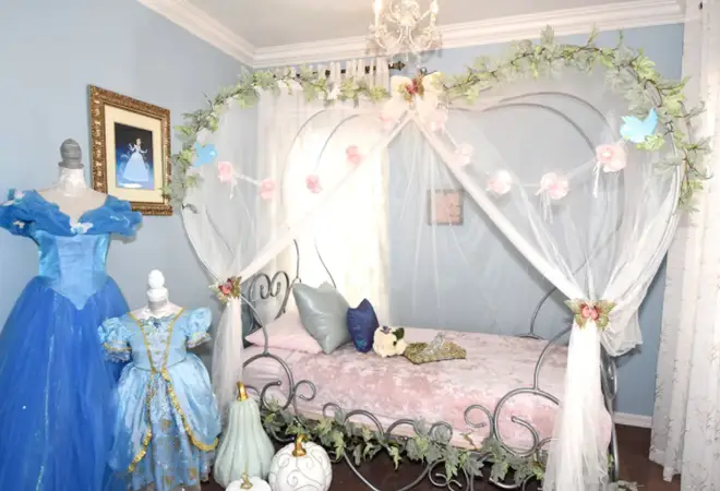 There is a Cinderella themed room for children