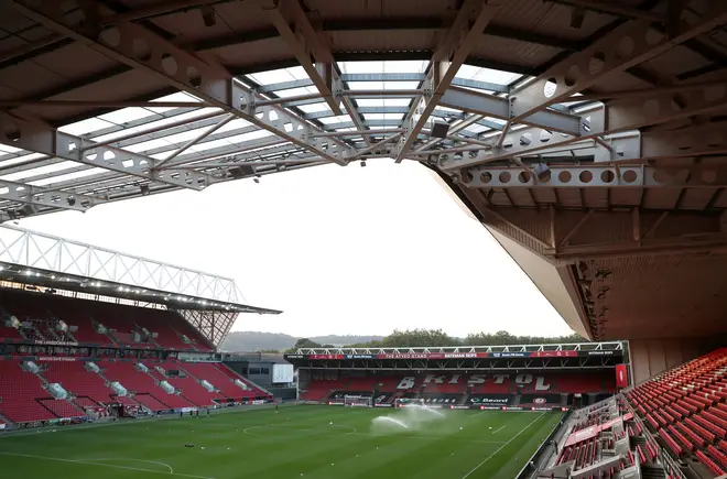 Ashton Gate Stadium in Bristol is one of the mass vaccination centres