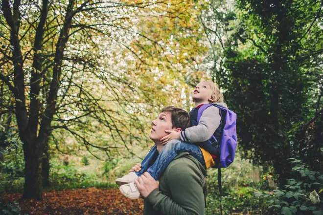 Get your children hunting for birds and bugs during a walk outdoors