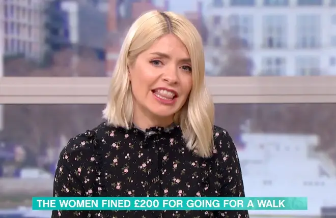 Holly Willoughby questioned whether the police had been too 'heavy handed' with the girls
