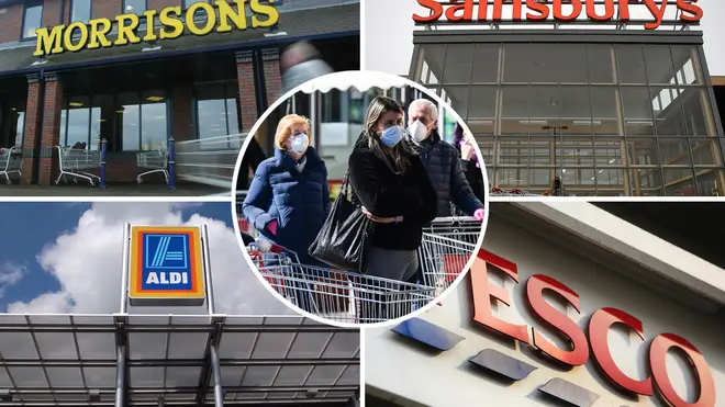 Supermarkets have updated their shopping rules amid the lockdown