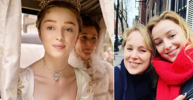 Phoebe Dynevor has opened up about the struggles of watching Bridgerton with her family...