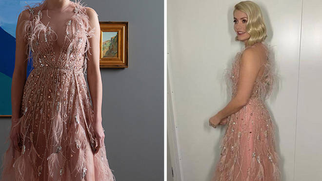 Holly Willoughby looked amazing in the pink couture gown
