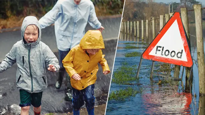 The UK is set for heavy rainfall