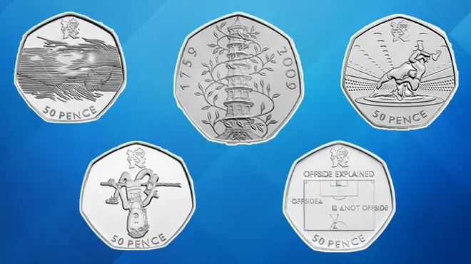 These are most valuable 50p coins in the UK