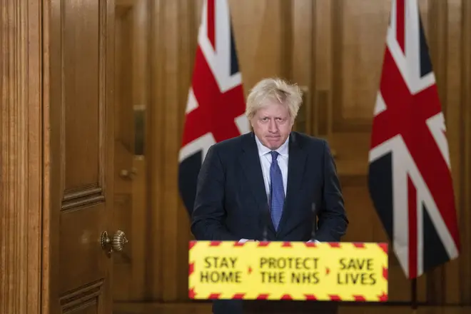 Boris Johnson has said lockdown will be eased slowly