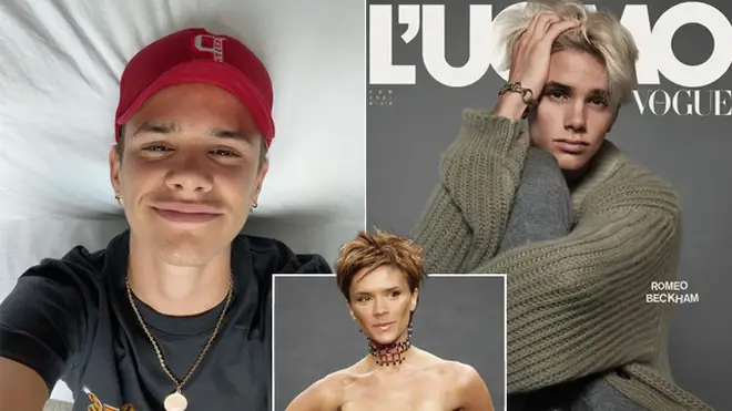 Romeo Beckham has starred on the front cover of a magazine