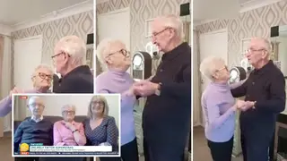 Elderly couple become TikTok stars during lockdown as dancing videos go viral