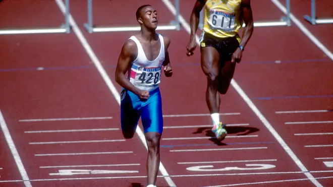Colin Jackson competed as a hurdler