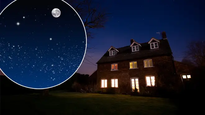 The Moon, Mars and Uranus will be visible in the sky tonight