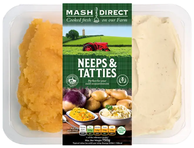 Neeps and tatties are a traditional Burns Night dish