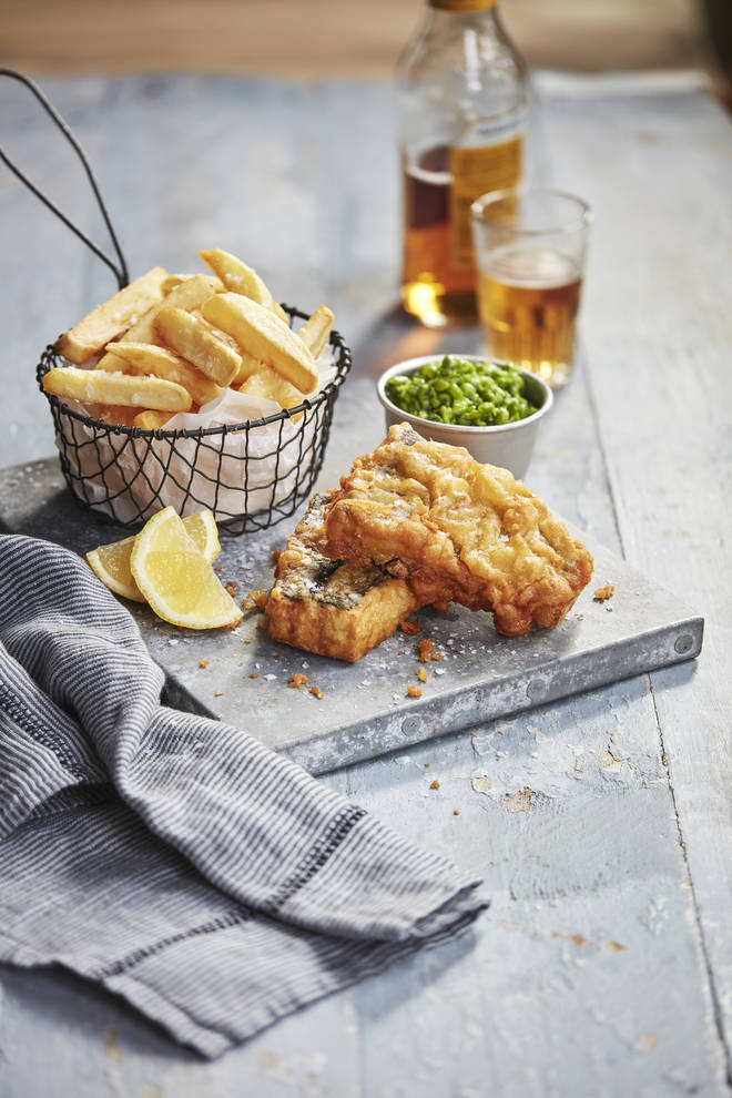 You can make vegan 'fish' and chips using tofu