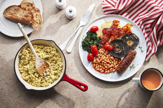 It couldn't be simple to make a vegan full English