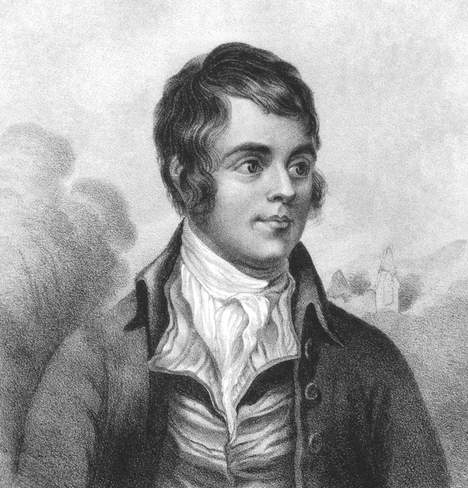 Robert Burns (also known as 'Rabbie) was born on 25 January 1759