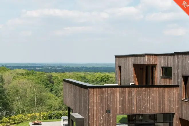 The house boasts unbelievable countryside views
