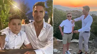 Celebs Go Dating star Tom Zanetti and his son Deacon