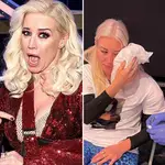 Why did Denise Van Outen leave Dancing On Ice?